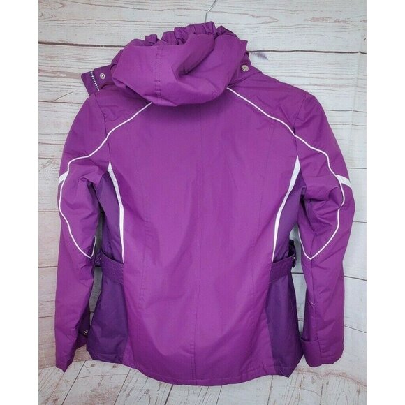 Zero Xposur Performance Ski Jacket/Detachable Hood/Women’s Small Purple - Picture 5 of 12